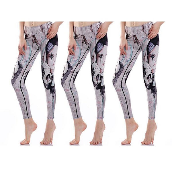 Circus Vixen Yoga Leggings MultiColor XXXXL