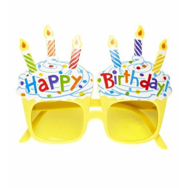 Grattis Glasögon  Happy Birthday multifärg one size