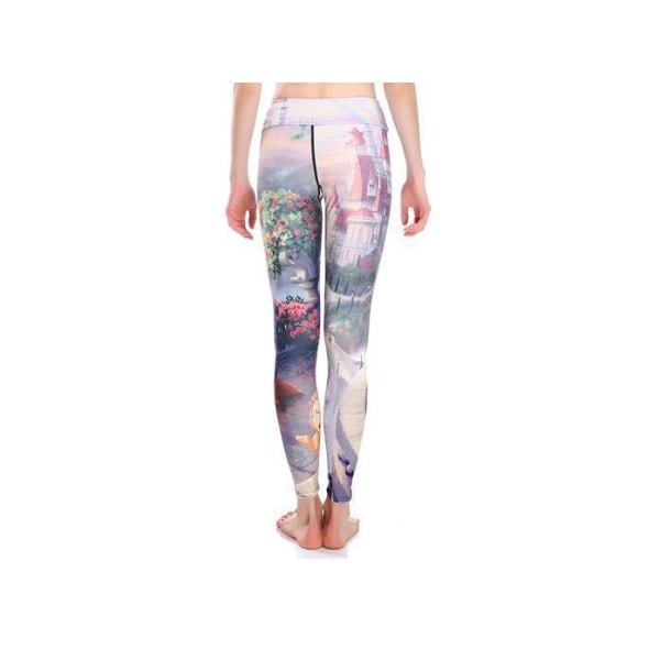 Beauty and the Beast -leggingsit MultiColor XL