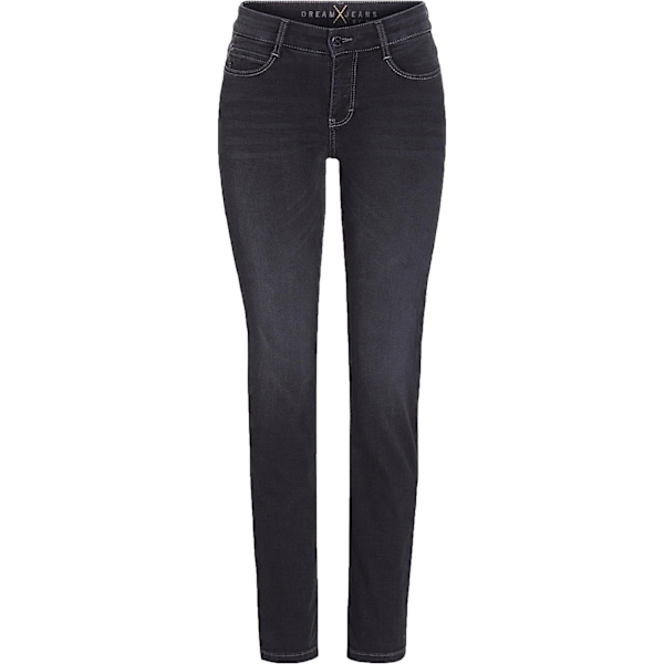 MAC Dream Rak Normal Jeans Damjeans Svart W46 L32