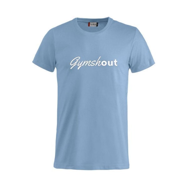 Gymshout T-shirt 5 färger för både henne och honom LightBlue XS