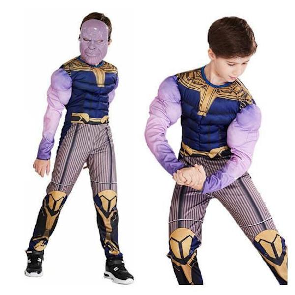 Thanos Deluxe Maskeraddräkt Halloween multifärg 128