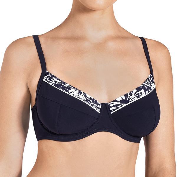 Sloggi Swim Midnight Flower Bikintopp Bh Multicolor Storlek 70 G = 36G