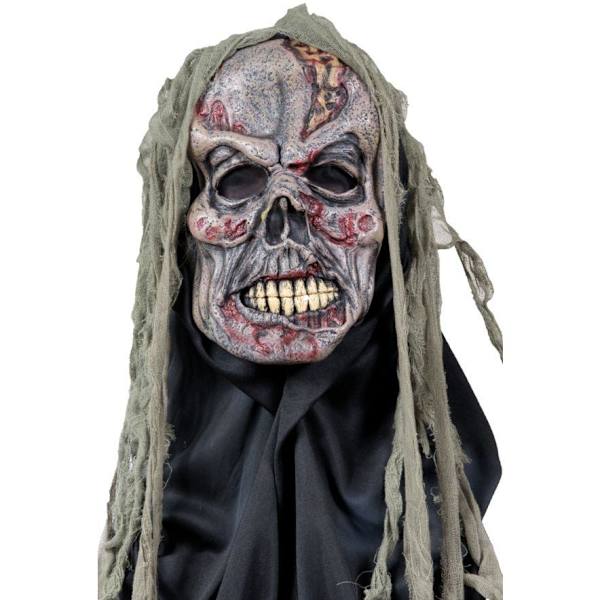 Spökmask med trasor 4 olika sorter Svart one size