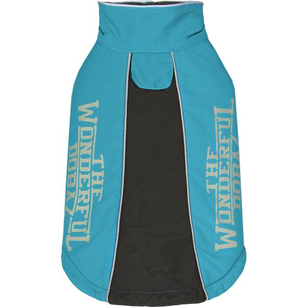Blå Regnjacka Regntäcke för hunden Hundkläder Blue XL