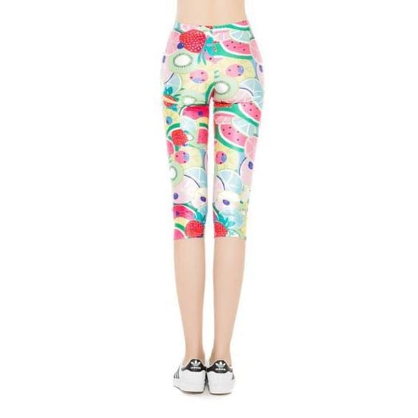 Summer Fruit Capri -leggingsit MultiColor XL