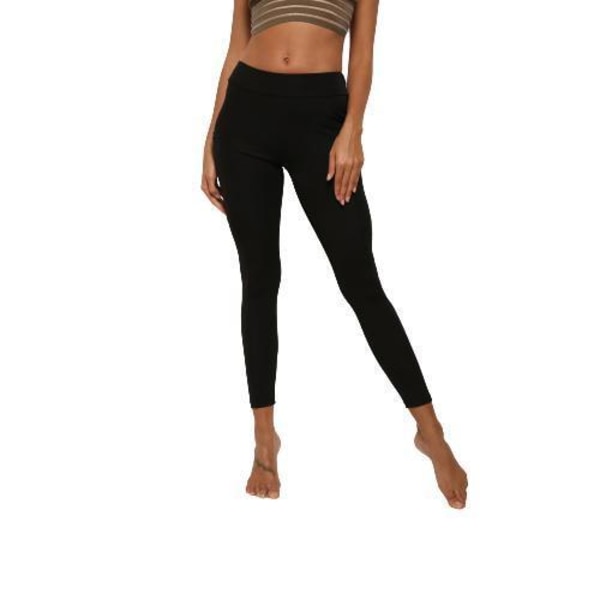 Svarta Leggings med 2 Fickor Black XL