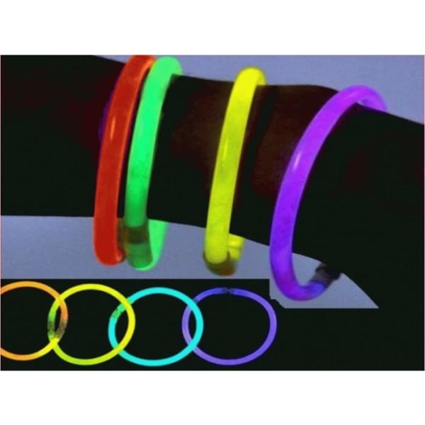 Glow Stick Armband 15-pack multifärg one size