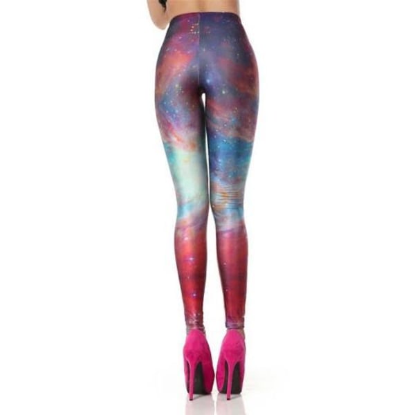 Space Universe Galaxy -leggingsit MultiColor S