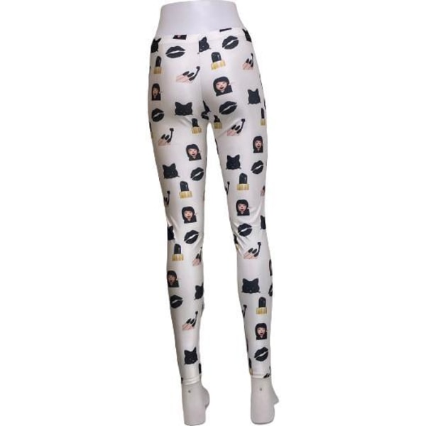 Kosmetisk makeup leggings White XL