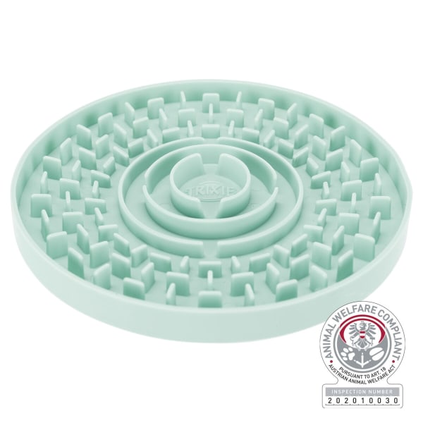 Junior Lick'n'Snack Plade, Ø 21 cm Aktivitetsprodukt Lime green one size