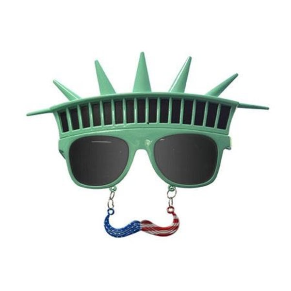 Frihedsgudinden briller Green one size