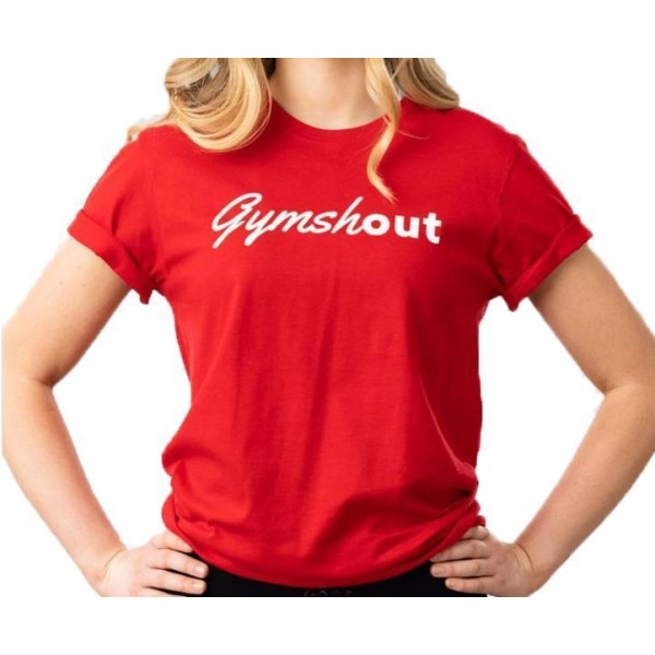 Gymshout T-shirt 5 färger Red XL
