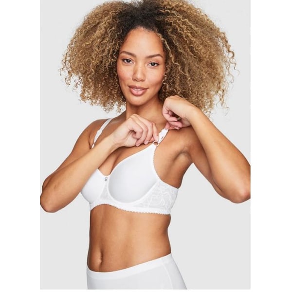 Abecita Iris Underwire Bran White 70B White 70B