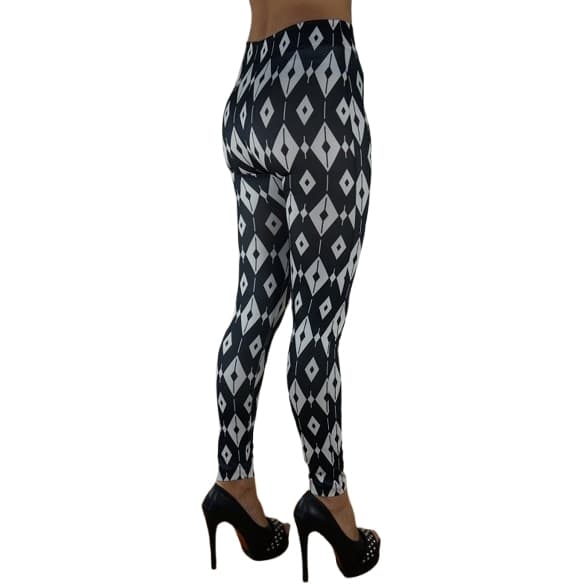 Sömlösa Mönstrade Leggings 3-pack multifärg one size