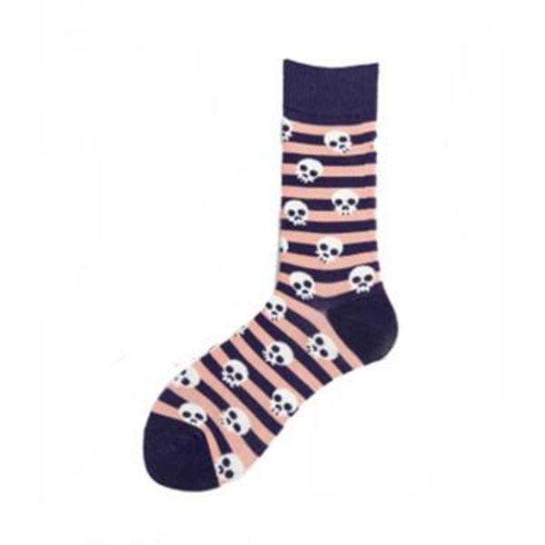 Färgglada mönstrade strumpor sockar Multicolor one size