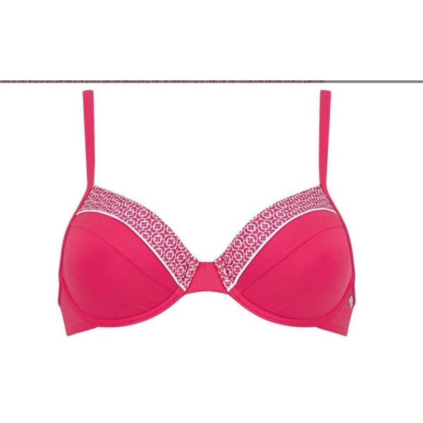 Bikinitop hindbærmønstret Bikinitop Pink Storlek 75 D = 38D