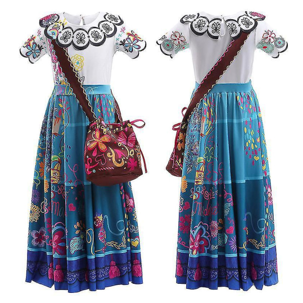 Färgglad Encanto Mirabel Maskeraddräkt MultiColor 110