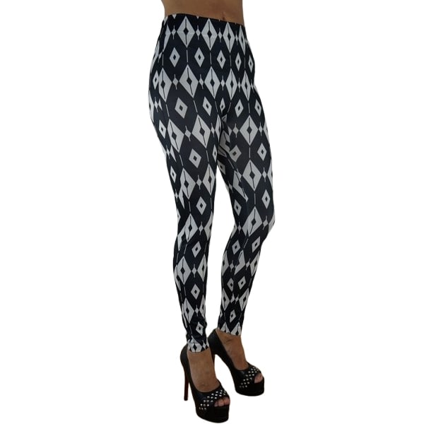 Sömlösa Mönstrade Leggings 3-pack Multicolor one size
