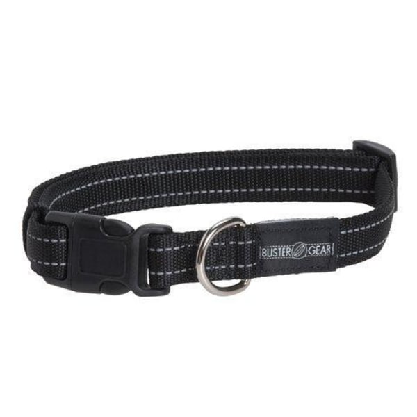 BUSTER reflekterande ställbart, 10x280-400 mm Svart Hundhalsband Svart one size