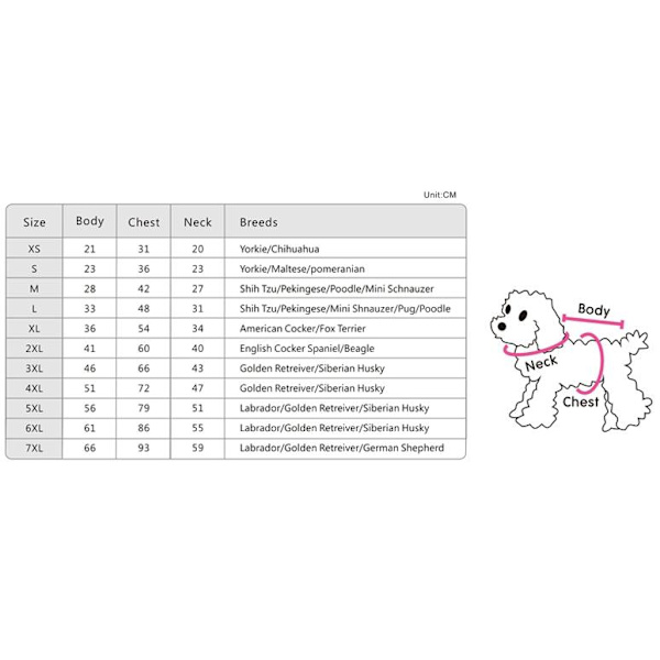 Hundjacka med blommor Fodrad Hundkläder MultiColor XL