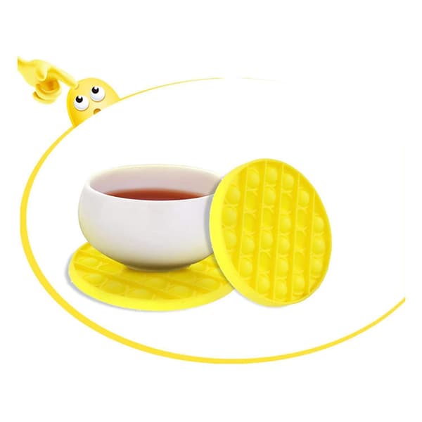 Popit Pop It Fidget Toy Rund CE Godkänd Purple one size