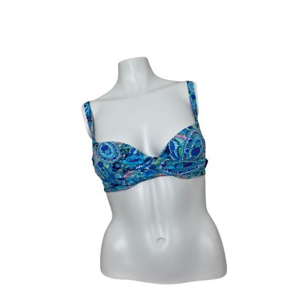 Saltabad Bandeau Push-Up Bikinitopp Blue 70D