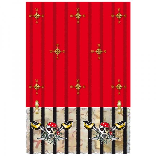 Bordsduk Pirat Red one size