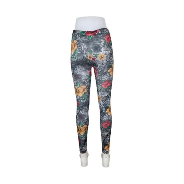 Kamouflage Leggings med Blommor multifärg one size