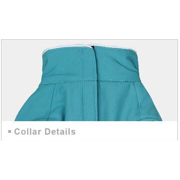 Blå Regnjacka Regntäcke för hunden Hundkläder Blue XL