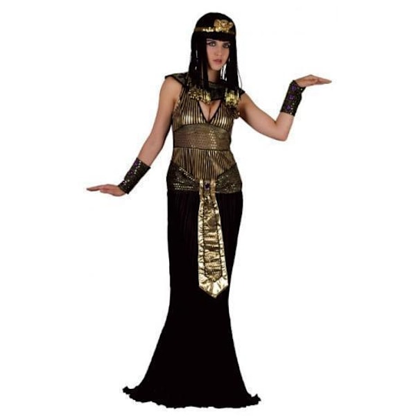Dronning Prinsesse Kostume Black one size