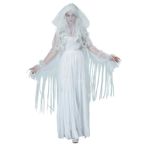 Spooky Spirit Masquerade kostume White L