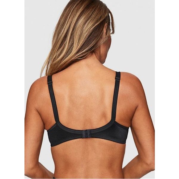 Abecita Glitter Formpressad Mjuk-BH Svart Black 70/75B