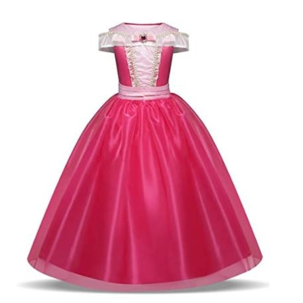 Prinsessklänning Rosa Pink 140