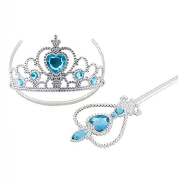 Blue Princess -setti prinsessamekkoihin Frost Elsa Anna Blue one size