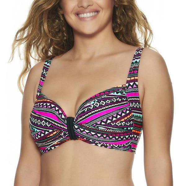 Wiki Valencia Wire Free Bikini Top MultiColor 70C