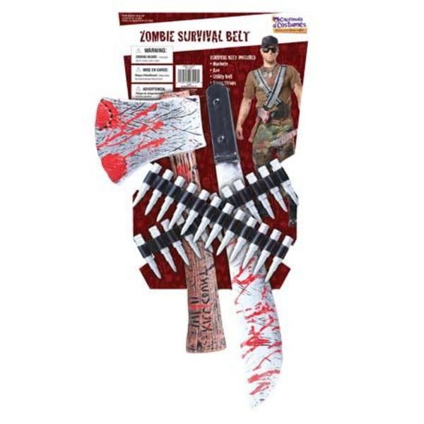 Zombiejägarkit  Halloween Multicolor one size