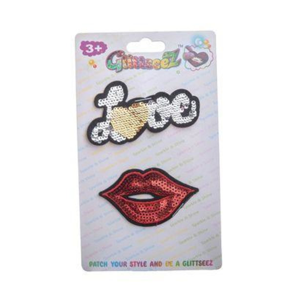 Glitterseez Love Självhäftande Märken Multicolor one size