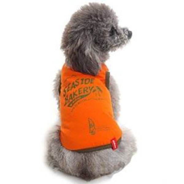 Koiran pellava Merioranssi koiran villapaita Koiran vaatteet Orange XS