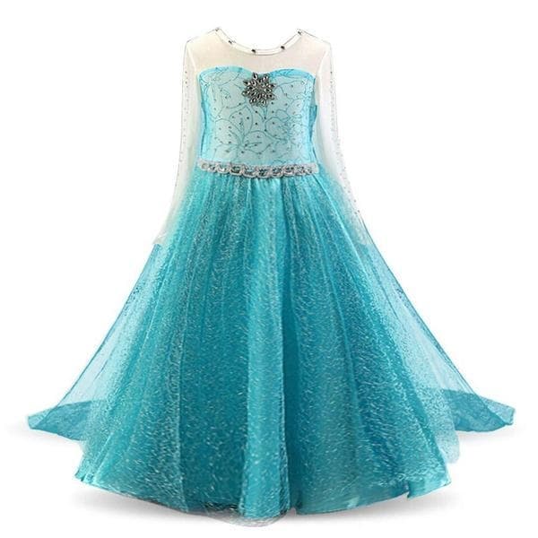 Frost Elsa Prinsessklänning Blue 140