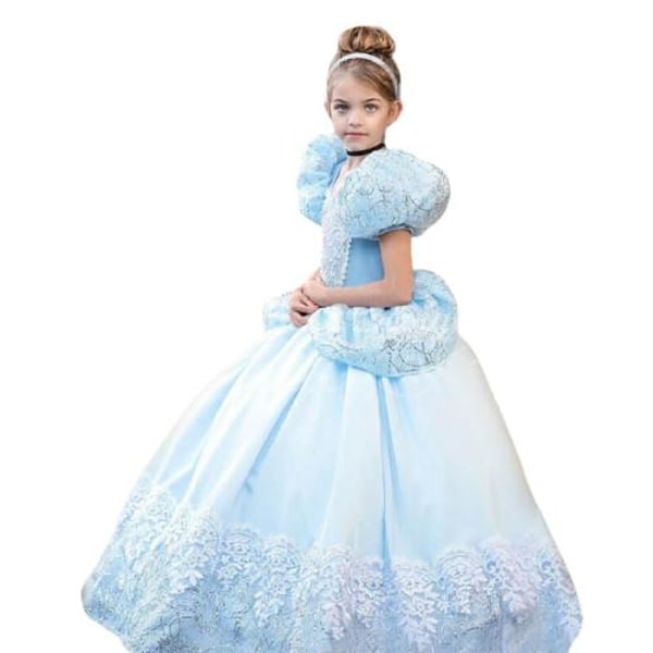 Prinsesse kjole Blue Frost Elsa Askepot Blue 110