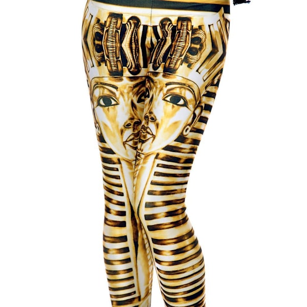 Leggings med vackert mönster Multicolor M