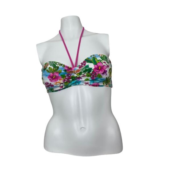 Sloggi Bandeau Bh Pink Tropics multifärg Storlek 75C = 38C 