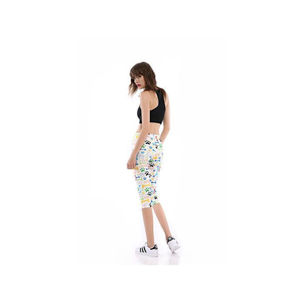 Woof Capri Leggings MultiColor M