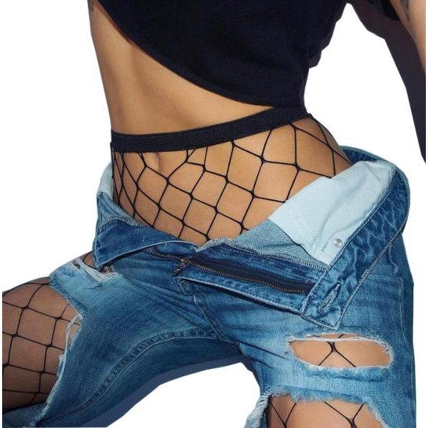 Fishnet Tights Black one size