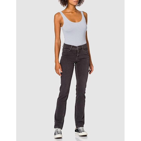 MAC Dream Rak Normal Jeans Damjeans Svart W34 L32
