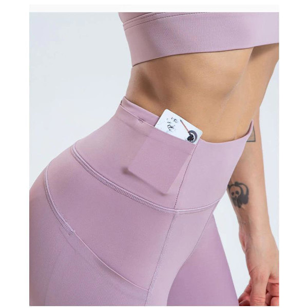 Korkeavyötäröiset Legginssit Taskuilla Vihreä Sinertävä Musta Green XL