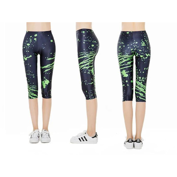 Capri grönfärg Splatter MultiColor S