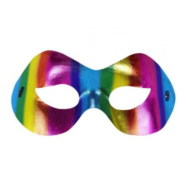 Ögonmask multifärgad Maskerad Pride Multicolor one size