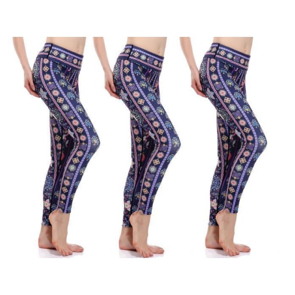 Tribal Yoga -leggingsit MultiColor XXL